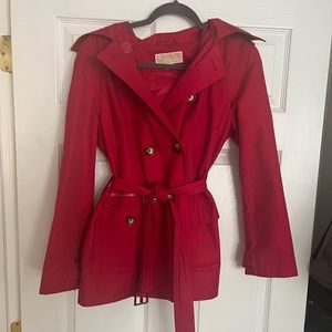 Michael Kors Belted Trenchcoat Pink M